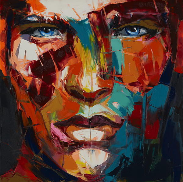 Francoise Nielly Portrait Palette Painting Expression Face031